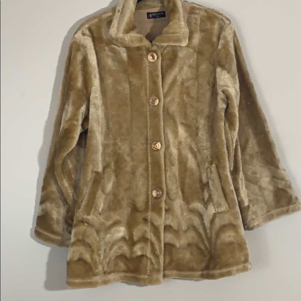 Faux fur jacket
